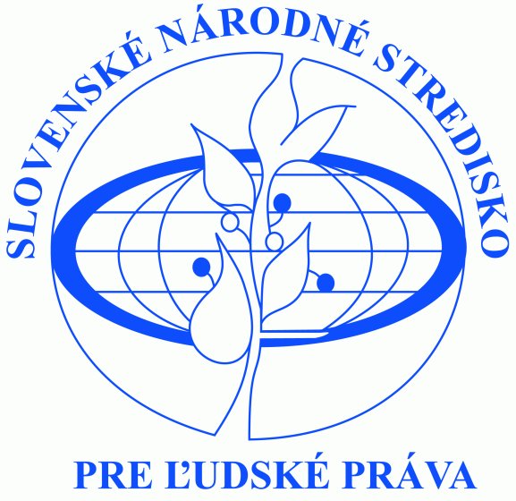 Logo Slovenského národného strediska pre ľudské práva