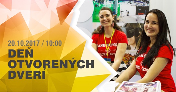 Deň otvorených dverí na PEVŠ sa uskutoční 20.októbra
