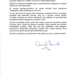 List prezidenta Andreja Kisku