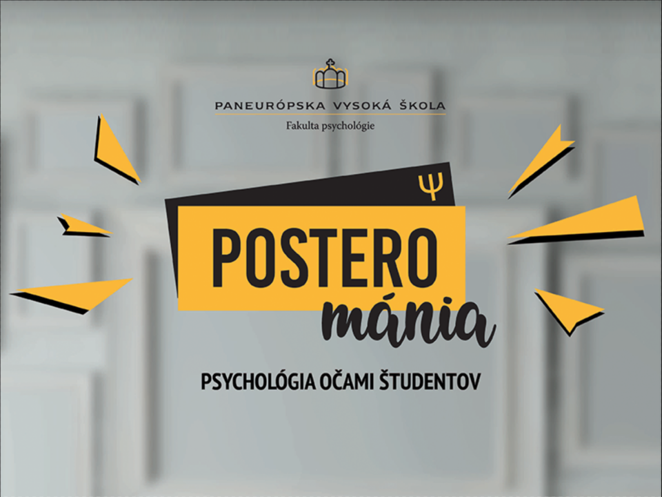 Fakulta psychológie pozná víťazov súťaže odborných prác študentov ŠVOČ 2020!
