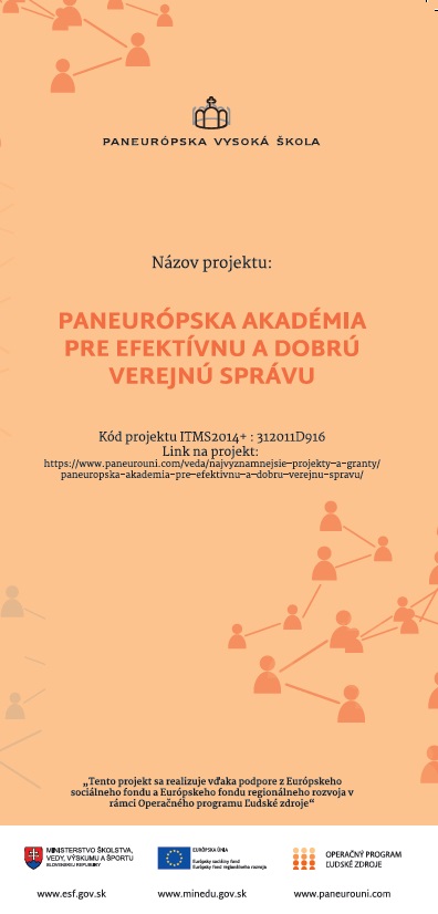 , Paneurópska akadémia pre efektívnu a dobrú verejnú správu