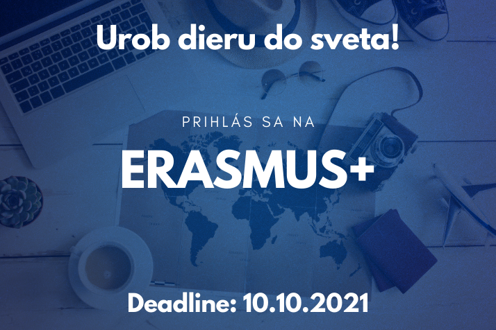 Prihlasovanie na Erasmus+ v letnom semestri 2022 je spustené!