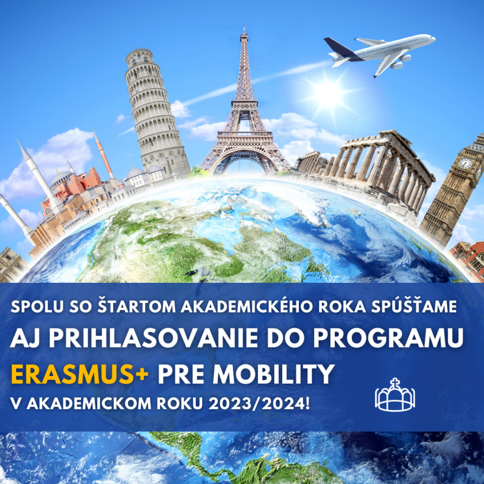 Prihlasovanie do programu Erasmus+ pre mobility v letnom semestri