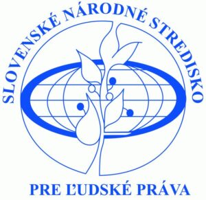Logo Slovenského národného strediska pre ľudské práva