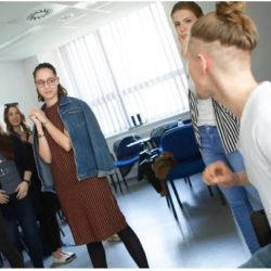 Fotografie z Laboratóriá Fakulty psychológie