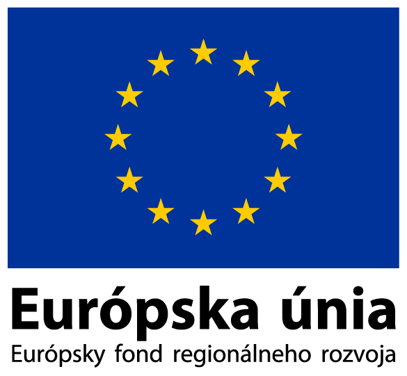 Logo Európskeho fondu regionálneho rozvoja (vlajka Európskej únie)