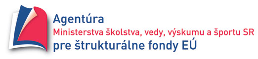 Logo Agentúry Ministerstva školstva, vedy, výskumu a športu pre štrukturálne fondy EÚ
