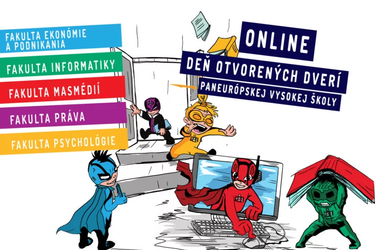 Plagát pre Online Deň otvorených dverí PEVŠ