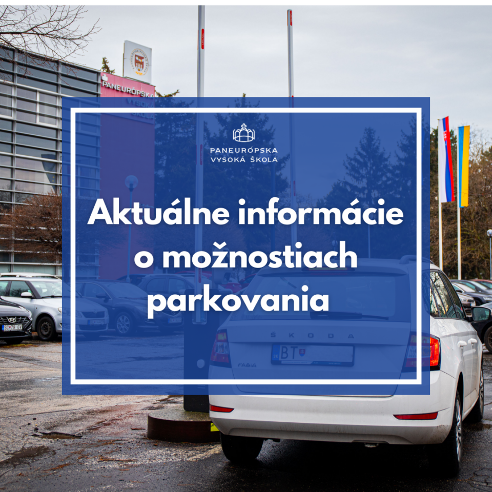 Aktuálne informácie o možnostiach parkovania